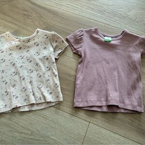Floral and Mauve Kids T-Shirts